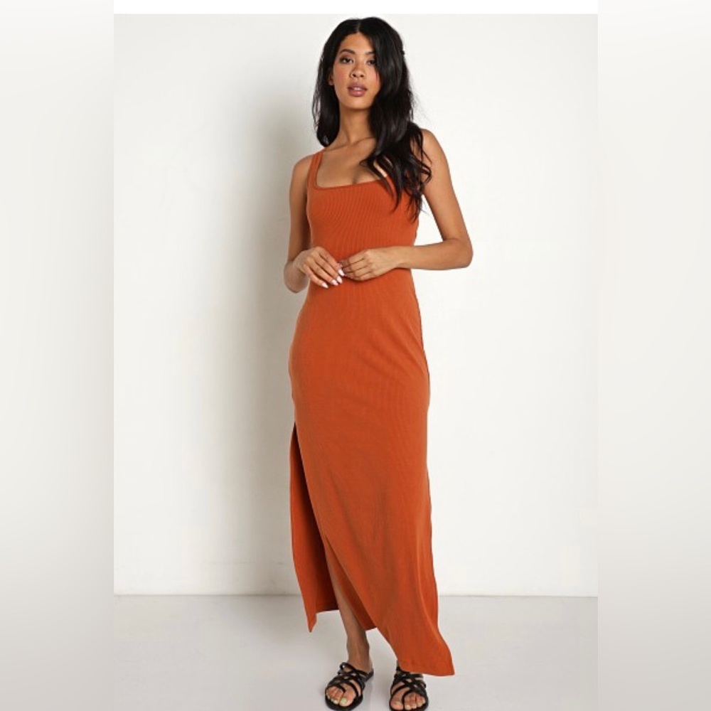 L*Space Mara Midi Dress in Amber - Size small